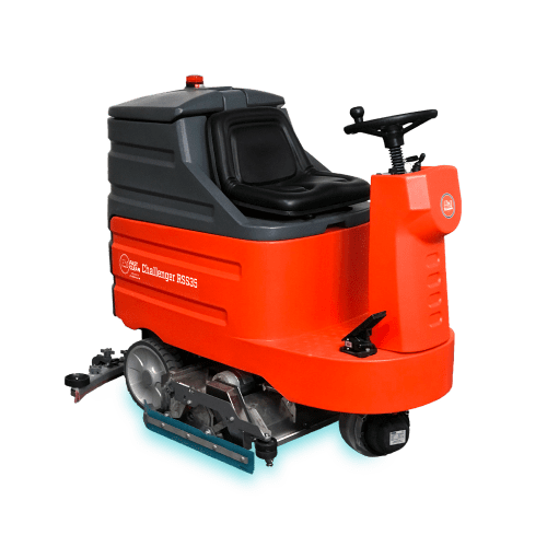 Fast Clean Challenger RSS35 Rider Cylindrical Floor Sweeper-Scrubber